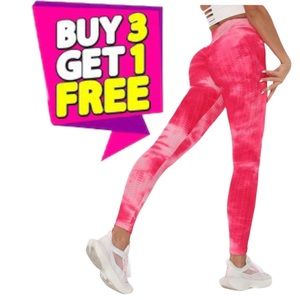 Women's High Waisted Leggings Slimming Scrunch Booty Ruched Butt Lift Yoga Pants